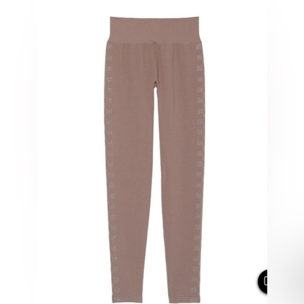 Victoria’s secret Pink Active leggings checkered side detail